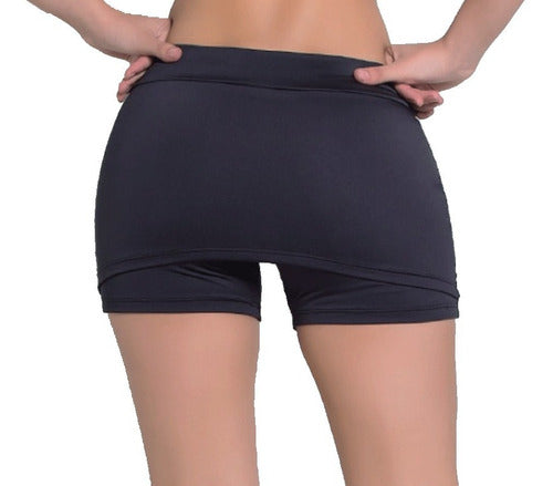 Short Saia Fitness Feminino Moda Fitness Academia Suplex