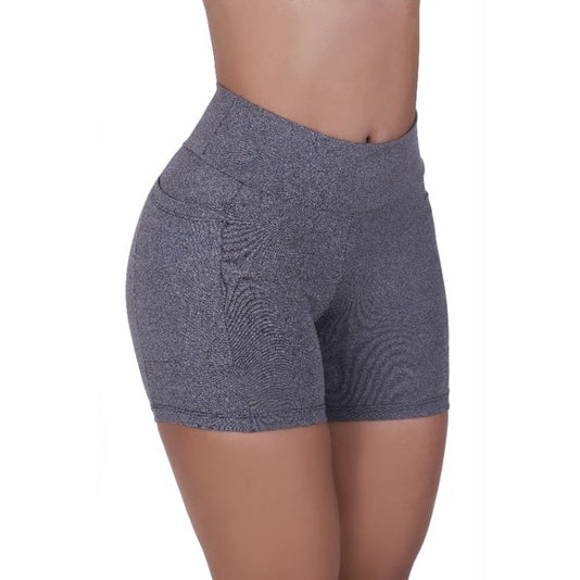 Shortinho Com 2 Bolsos Fitness Academia Suplex Atacado Short Legging Dia- Dia Celular