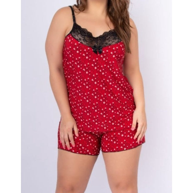 Baby Doll Plus Size / Short Doll / Pijama de Liganete Plus Size Confortável Verão