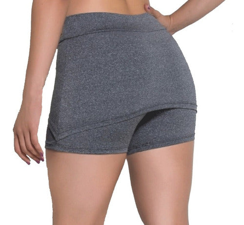 Short Saia Fitness Feminino Moda Fitness Academia Suplex